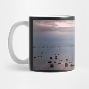 Rocks and sea breakers off the Frisian coast, Netherlands Mug